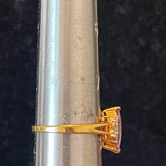 Simulated amethyst ring - Picture 4 of 5